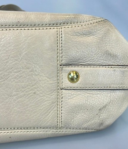 Coach Vintage Madison Maggie Y2K Hobo Shoulder Bag Purse Used Beige From Japan - Picture 23 of 24