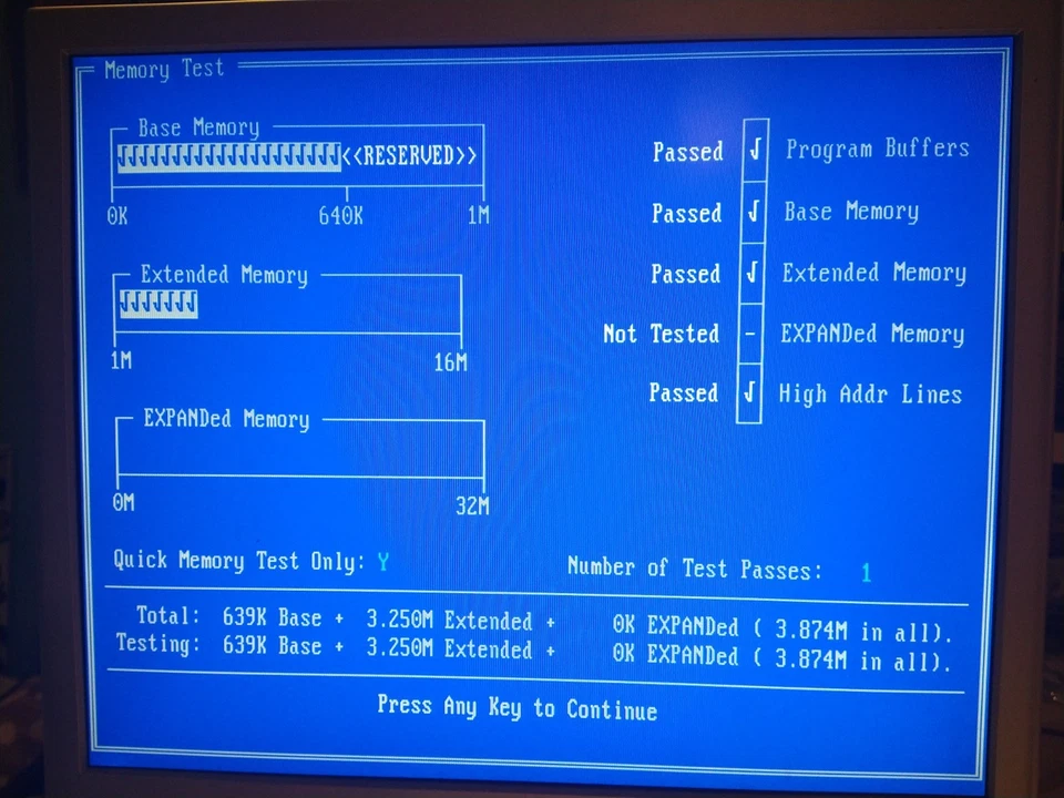 4x1MB 30 Pin Simm RAM, 4MB Total, FPM DRAM, 70ns for 386, 486 etc - FULLY TESTED - Image 4 of 4