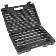 17PC Drill Bits & Chisel SDS PLUS Rotary Hamm...