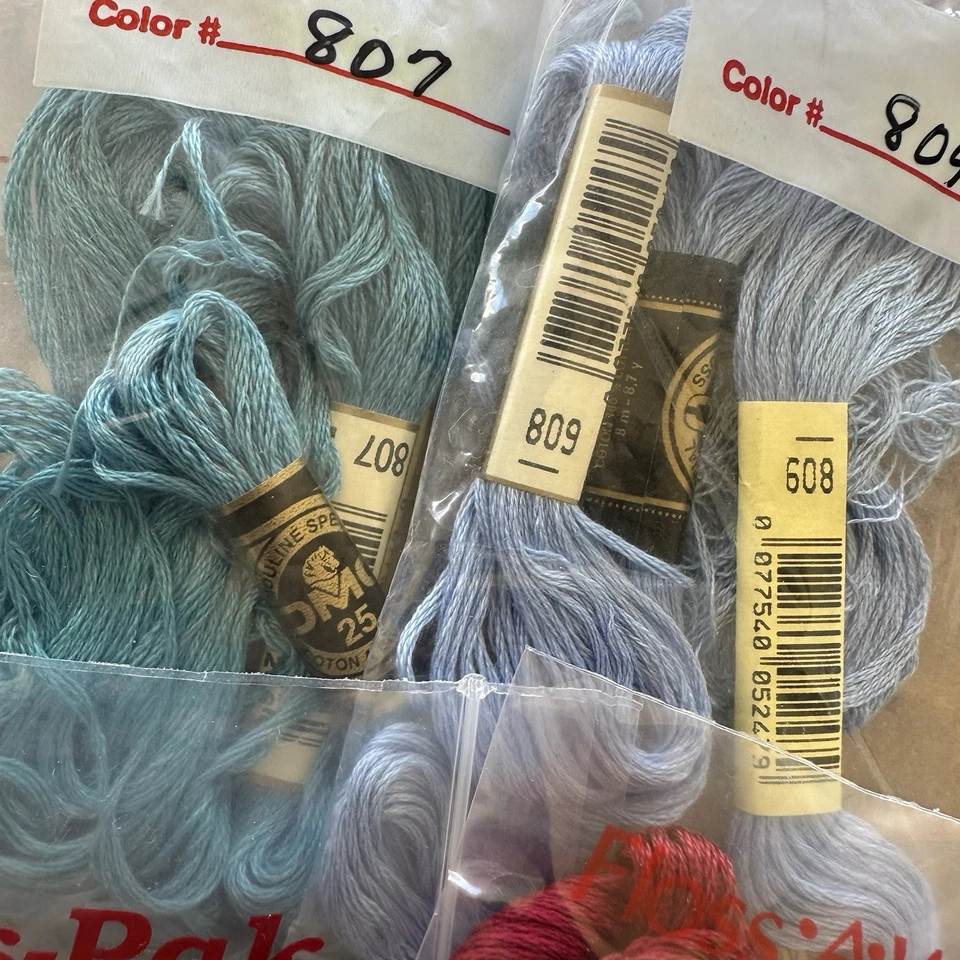 DMC Floss Variety Colors ( See Description)  8.7yds  100% Cotton; Made In France - Image 4 of 4