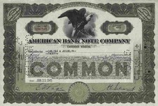American Bank Note Company ABNC 1945 New York Stamford Connecticut Wei&szlig;kopfadler