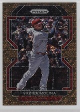 2022 Panini Prizm Tier II Bronze Donut Circle Prizm /40 Yadier Molina #175 1ob0