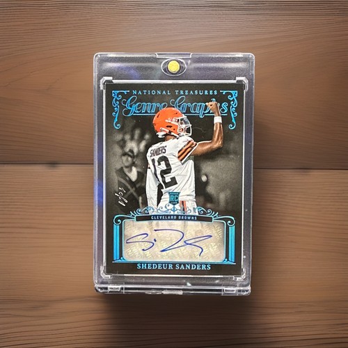Shedeur Sanders #1 2025 Panini National Treasures Genre Graphs card