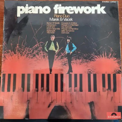 Marek & Vacek Piano Firework Polydor Vinyl LP