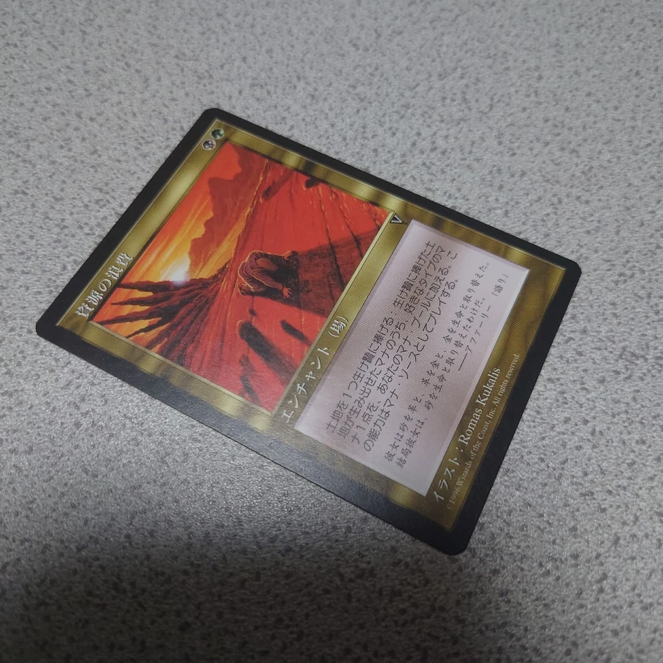MTG Magic the Gathering VIS Waste of Resources Japanese EX+ Collectible Card - Image 2 of 4