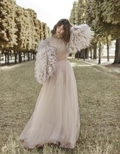 40IT - Valentino Feathers Gown Dress Runway - BNWT