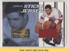 2001 ITG Be A Player Between the Pipes Vault Emerald 1/1 Glenn Hall HOF READ 1j8