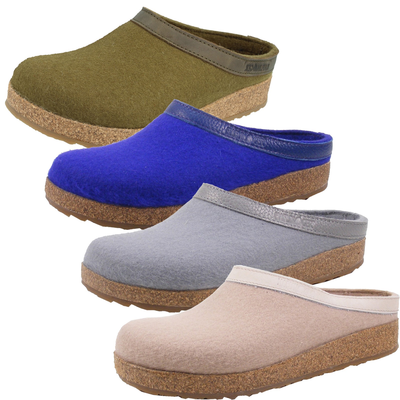 Haflinger Mujer Hombre Zapatillas de Estar por Casa Lana Grizzly Torben 713001