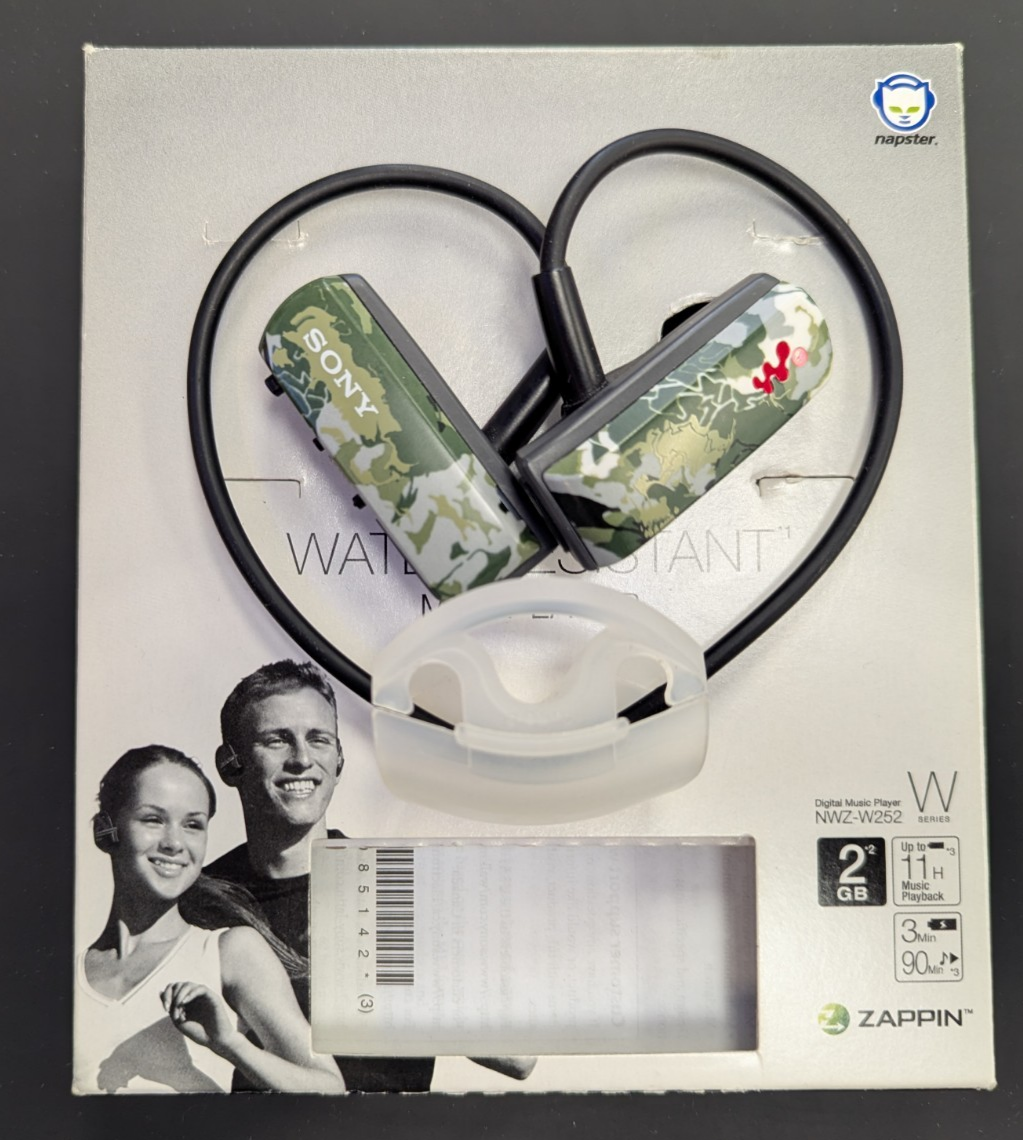 Sony Walkman NWZ-W252 Black (2 GB) Digital Media Player for sale