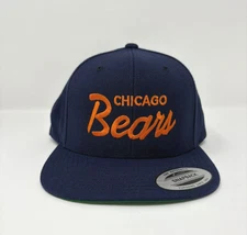 Retro Chicago Bears 6 Panel SnapBack Hat 90s Christmas Vacation Clark Griswold