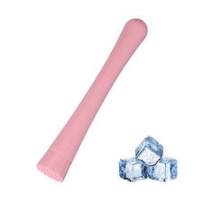 Cocktail Muddler 8 Inch PP Drink Muddler Pink Thick