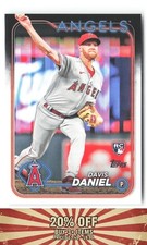 2024 Topps #592 RC Davis Daniel Los Angeles Angels
