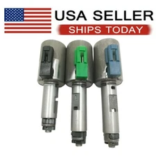 3Pcs For AW55-50SN AW55-51SN AF33 Transmission Linear Solenoid Set Kit 2003-UP