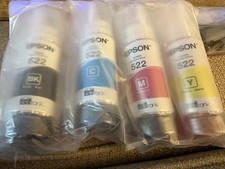 Epson T522 B/C/M/Y Refill Ink Bottles for Epson EcoTank ET-2400