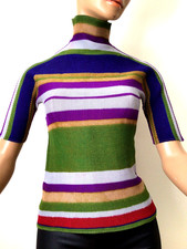 ISSEY MIYAKE AWESOME CHARMED STRIPED MULTICOL...