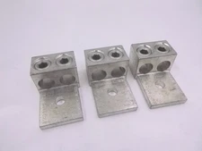 3 Pack ILSCO AU250 Copper 2-Conductor Mechanical Lug 250 kcmil AL9CU