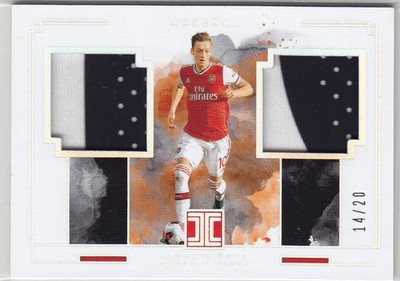 Mesut Ozil 2019-20 Panini Impeccable Dual Jersey Patch 14/20