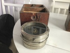 vintage racing pigeon clock with box will need attention