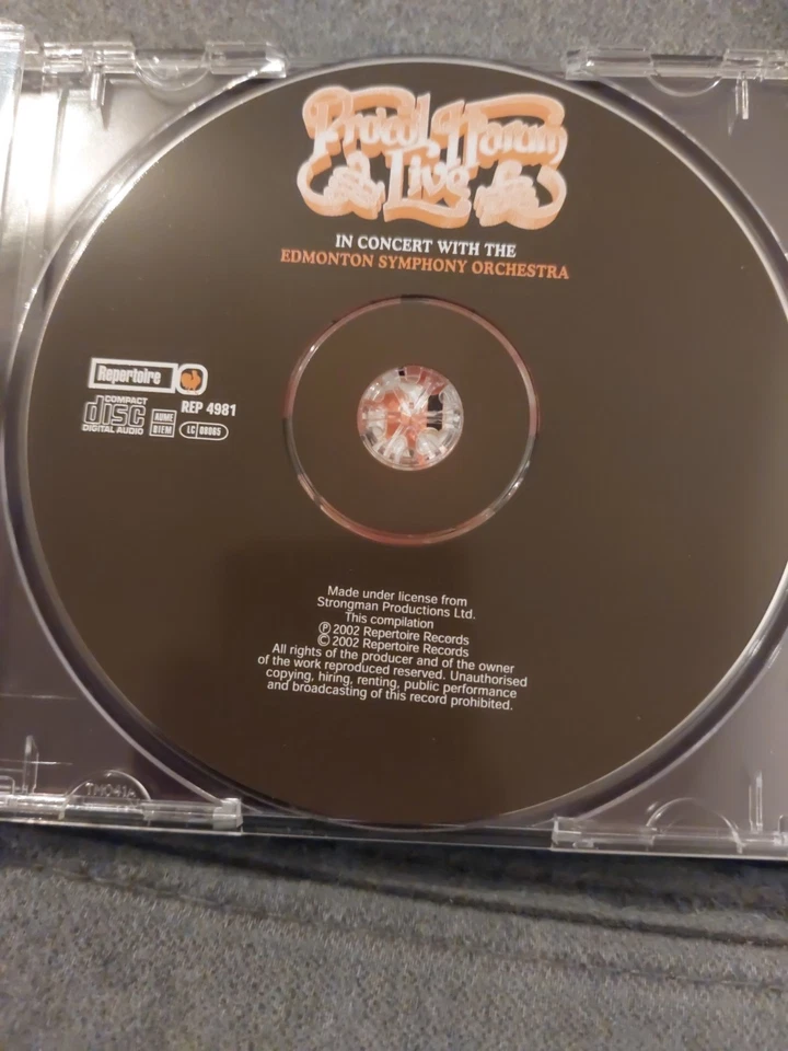 PROCOL HARUM/ LIVE IN CONCERT WITH EDMONTON SYMPHONY ORCHESTRA/ CD - Bild 2 von 3