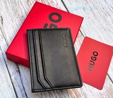 Hugo Boss Subway Cardcase Genuine Leather Slim Card Holder Wallet
