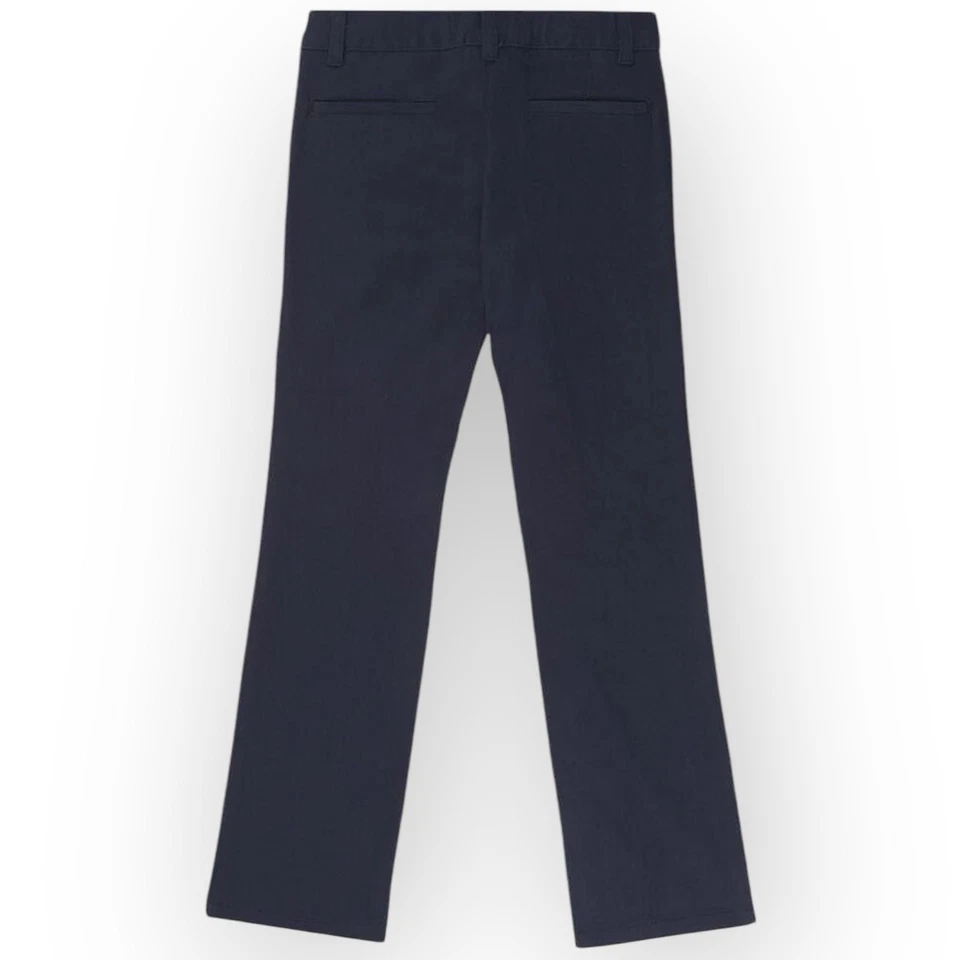 Pantalones de sarga de pierna recta talla grande French Toast para niñas talla 14,5 Plus azul marino nuevos con etiquetas Foto 2 de 4