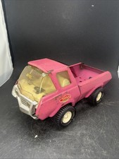 1970s Tonka Pink Pressed Steel Pickup Truck 8.5โ Vintage USA Made Toy