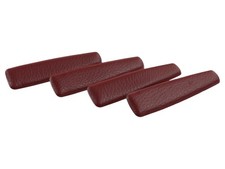 Einlagen Set Fensterkurbel Polster 4x Rot für Mercedes W114 W115 /8 Limousine