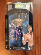 AEW Kenny Omega Signed AEW Unmatched Series 1 Figure JSA COA W/ Figure Defender