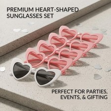 Bride Heart Shaped Sunglasses Bachelorette Party Bridal Shower Wedding Decor