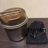 snow peak TITANIUM TREK900 Cooker Set Titanium Solo Camping from Japan