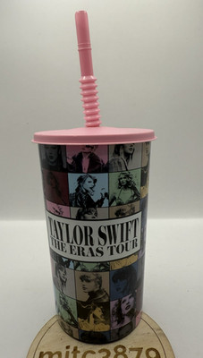 Taylor Swift The Eras Tour Drinks Cup & Straw Official Merchandise