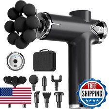 LEERCON Massage Gun Deep Tissue Back Massager 9 Heads