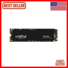 Crucial P3 Plus 4TB NVMe M.2 SSD - Lightning-Fast 5000MB/s Speeds for Ultimat...