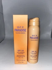 Isle of Paradise Sunscreen SPF 50 Daily Defense Face Mist Exp 3/31/26