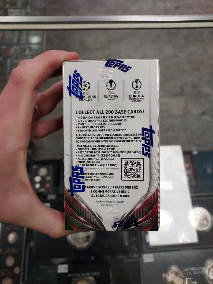 2023-24 Topps UEFA Club Competitions Soccer Blaster Box Factory Sealed New - Image 2 of 3