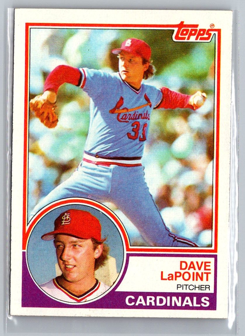 1983 Topps #438 Dave LaPoint
