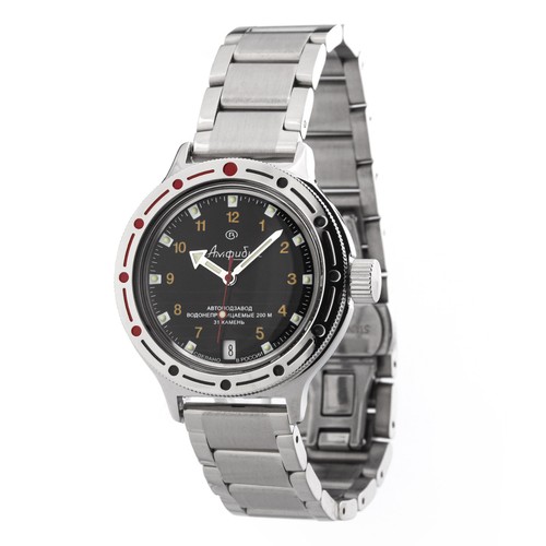 VOSTOK Automatik Taucheruhr DIVER Military 2416/420270 mechanisch 20 ATM - Picture 3 of 10