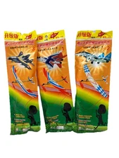 Foam Glider Plane Set Toy Airplanes Party Bag Filler Kids Gift Lot of 3