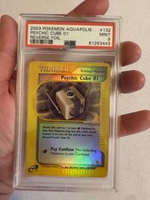 2003 Pokemon - Psychic Cube 01 Reverse Holo Aquapolis 132/147 - PSA 9 Mint! WOTC on eBay