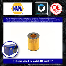 Oil Filter fits VOLVO V60 Mk1 3.0 10 to 18 NAPA 30750013 Top Quality Guaranteed