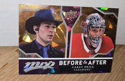 2021-22 UD MVP Before and After Gold Carey Price #BA-4 Montreal Canadiens