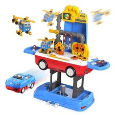 Kids Tool Set, Work Tool Bench with 69 Realistic Toy Tools And Accessories,
