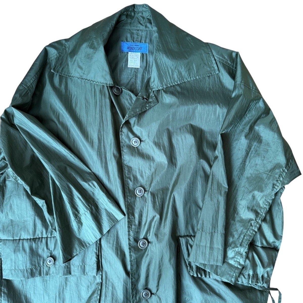 ISSEY MIYAKE Windcoat Vintage Nylon Coat Men's S made in Japan