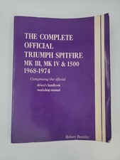 Bentley Triumph Spitfire Mk Iii Mk Iv 1500 1968-1974 Workshop Manual X123 Bentley Triumph Spitfire Mk Iii Mk Iv 1500 1968-1974 Workshop Manual X123