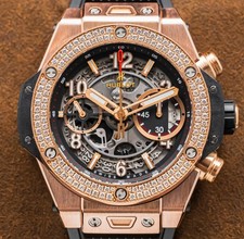 Hublot Big Bang Unico King Gold Diamonds 42mm Box Black Dial 441.OX.1180.RX.1104 6