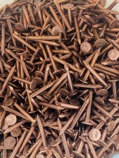 COPPER CLOUT NAILS 500G BAG 30mm x 3.35 ROOFING SLATE ROOF NAIL . Price reduced 