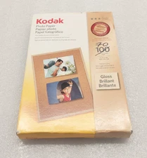 KODAK Photo Paper 70 Sheets Gloss 4 x 6" Instant Dry Inkjet  - OPEN BOX