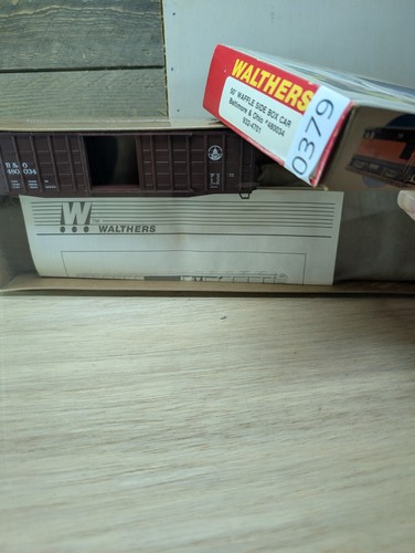 Coche de caja lateral waffle Walthers B&O escala HO 50' - 0379 | Zustand: Used