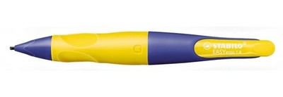Handwriting Pencil - STABILO EASYergo 1.4 - Right Handed - Violet/Neon Yellow vi