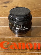 Canon FD 50mm f/1.8 Prime Standard Lens